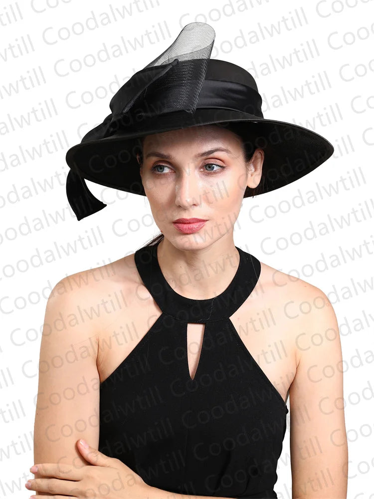 Women's Church Satin Fedora Hat