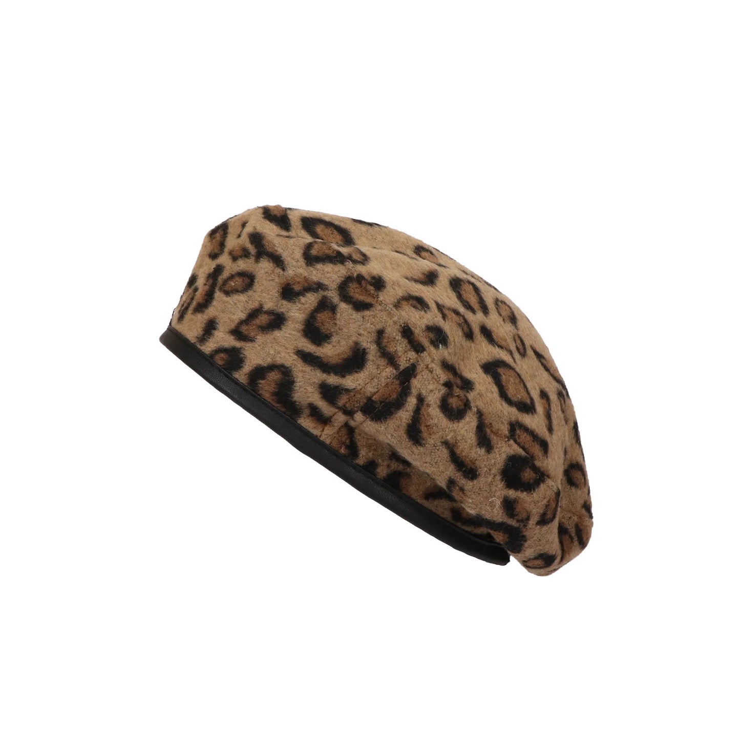 Women's Leopard Print Beret