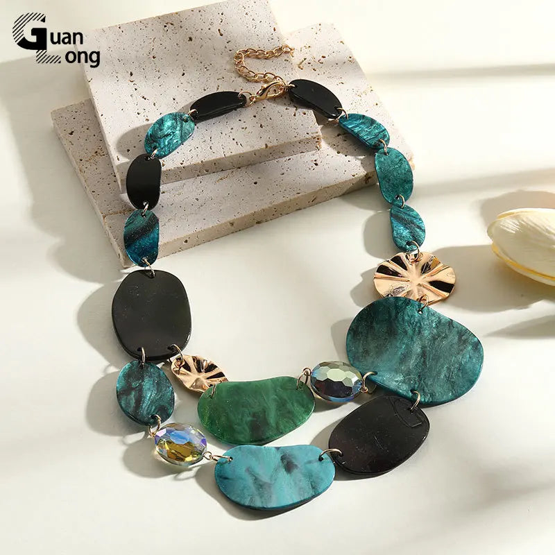 Luxury Colorful Bib Necklace