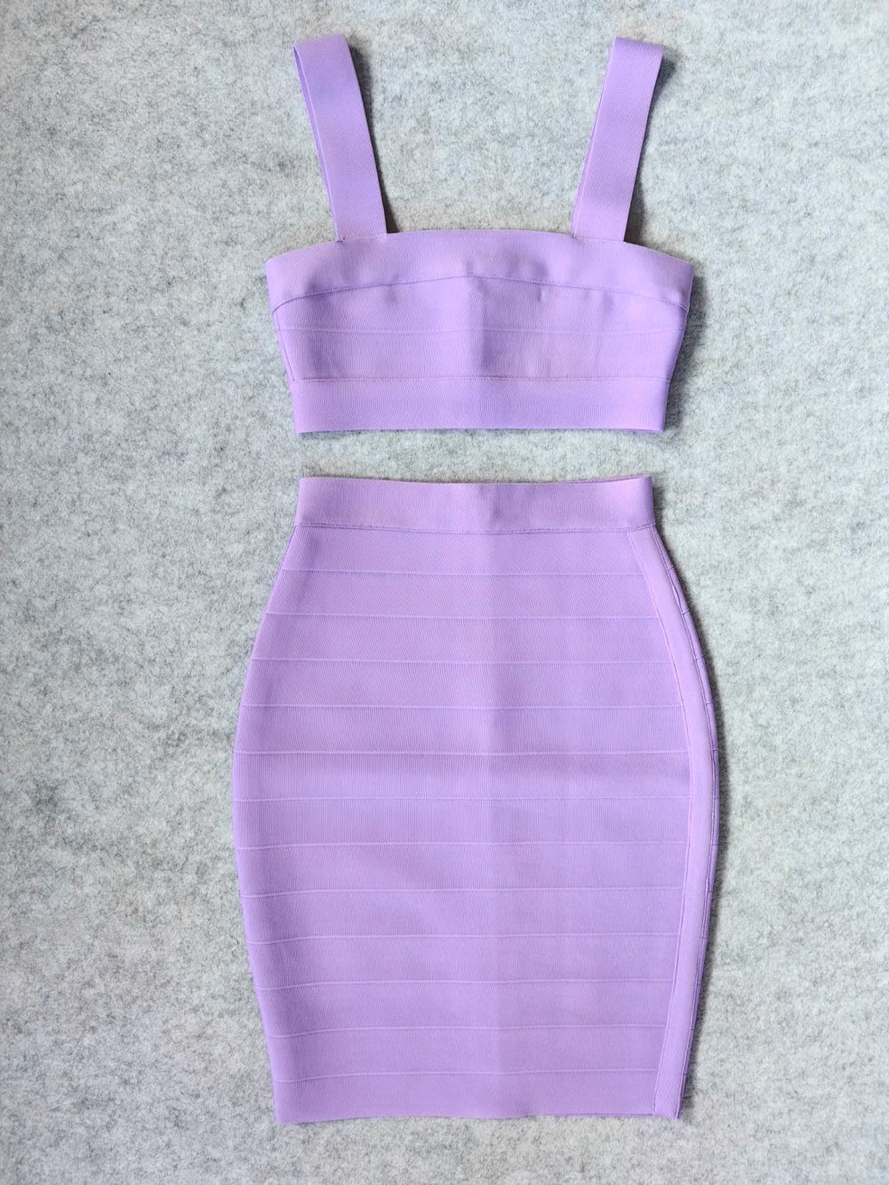 Fashion Bright Purple 2-Piece Set