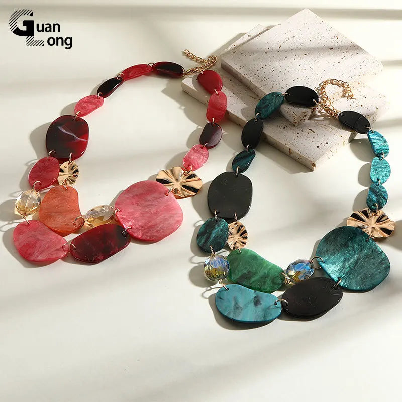 Luxury Colorful Bib Necklace