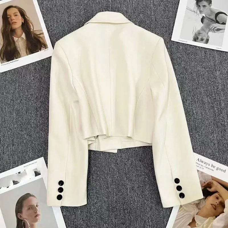 Trendy Cropped Blazer