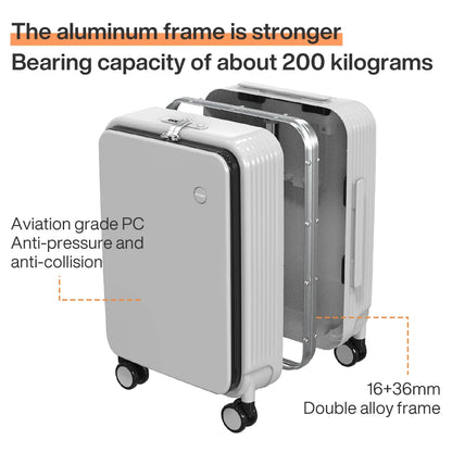 Mixi - Aluminum Frame Suitcase