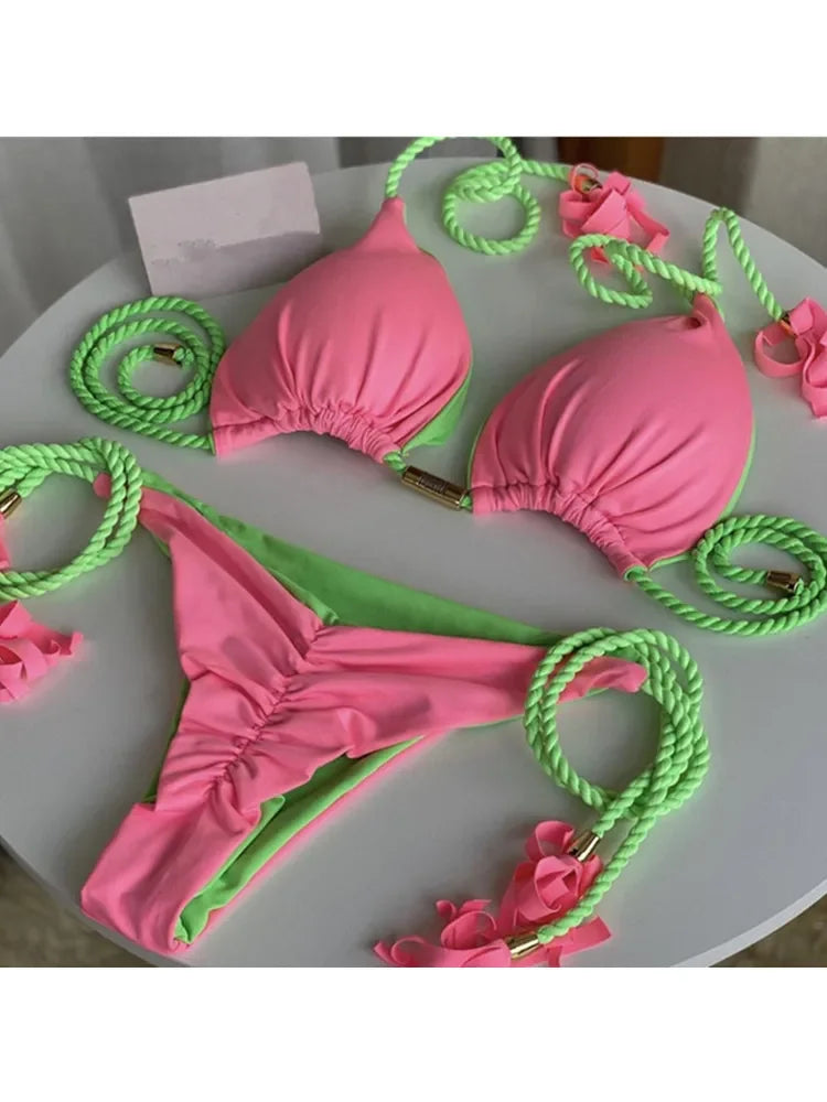 Women's Rope Bikini Set