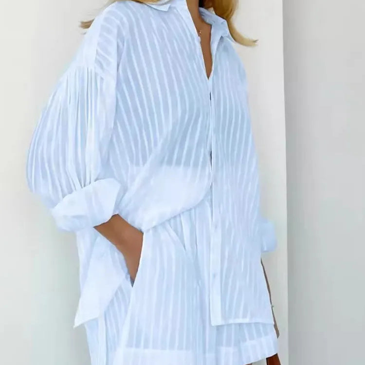 Summer Solid Cotton Set