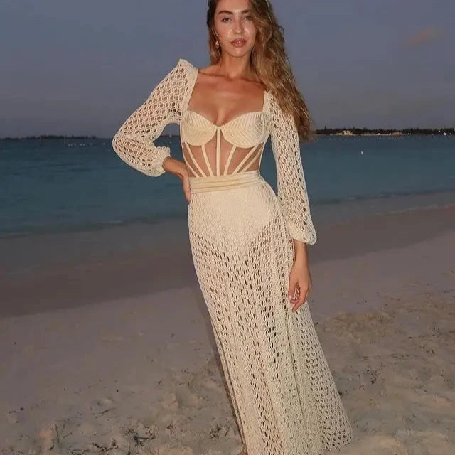 Luxury High-Waist Beachwear