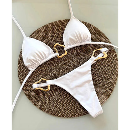Sexy Lace-Up Bikini
