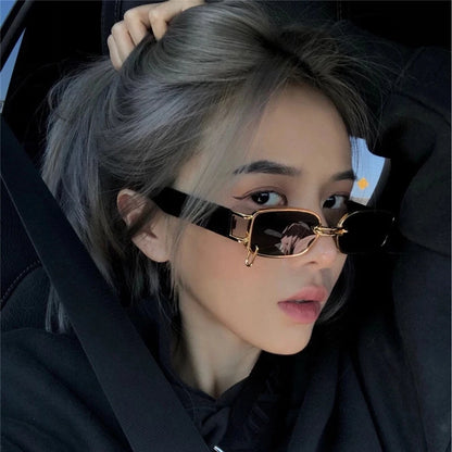 Trendy Gradient Mirror Shades