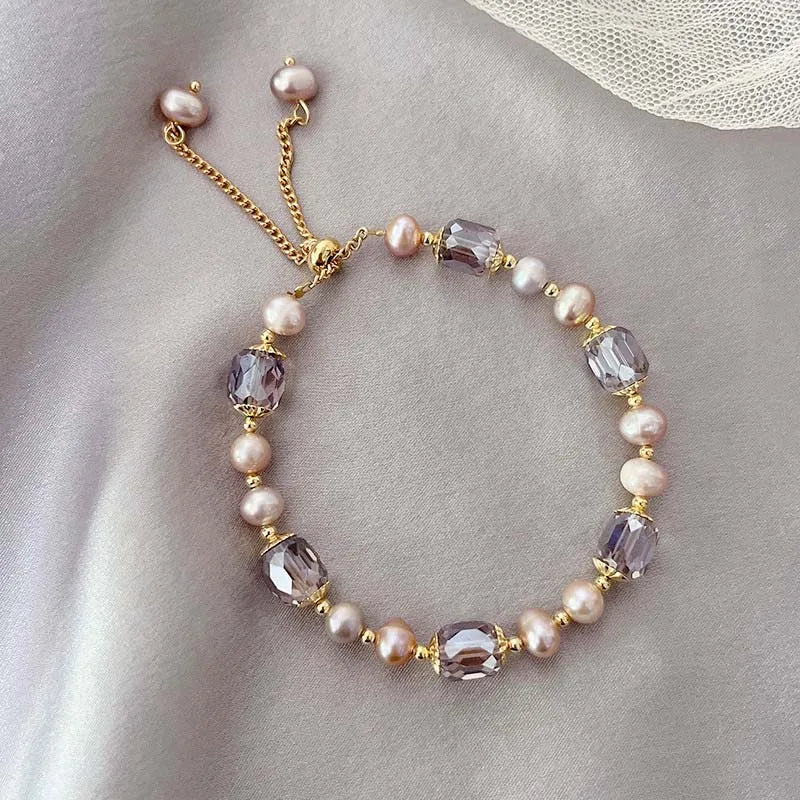 Vintage Pearl Chain Bracelet