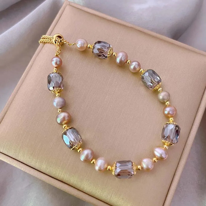 Vintage Pearl Chain Bracelet