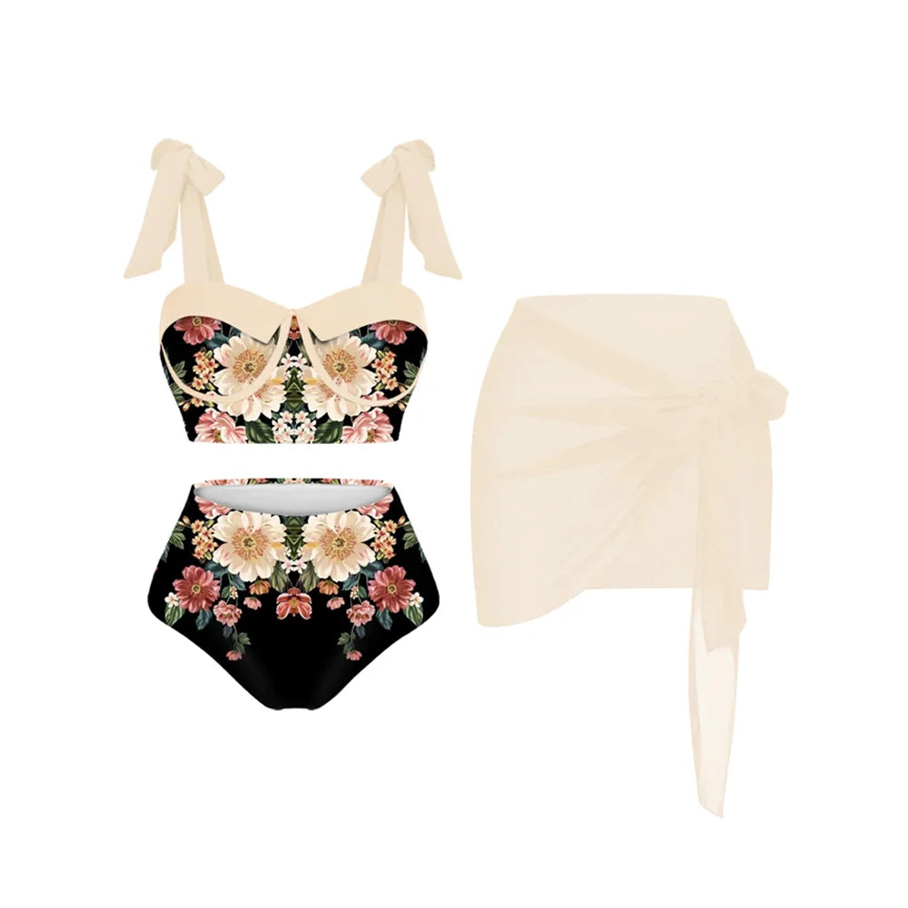 High Waist Two-Piece Swimsuit