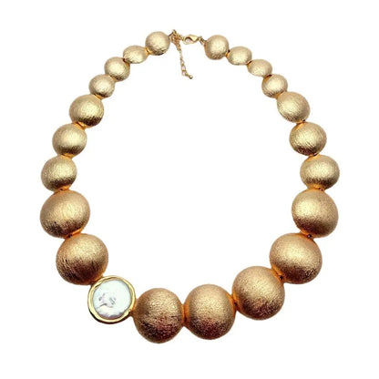 Graduated Coin Pearl Choker