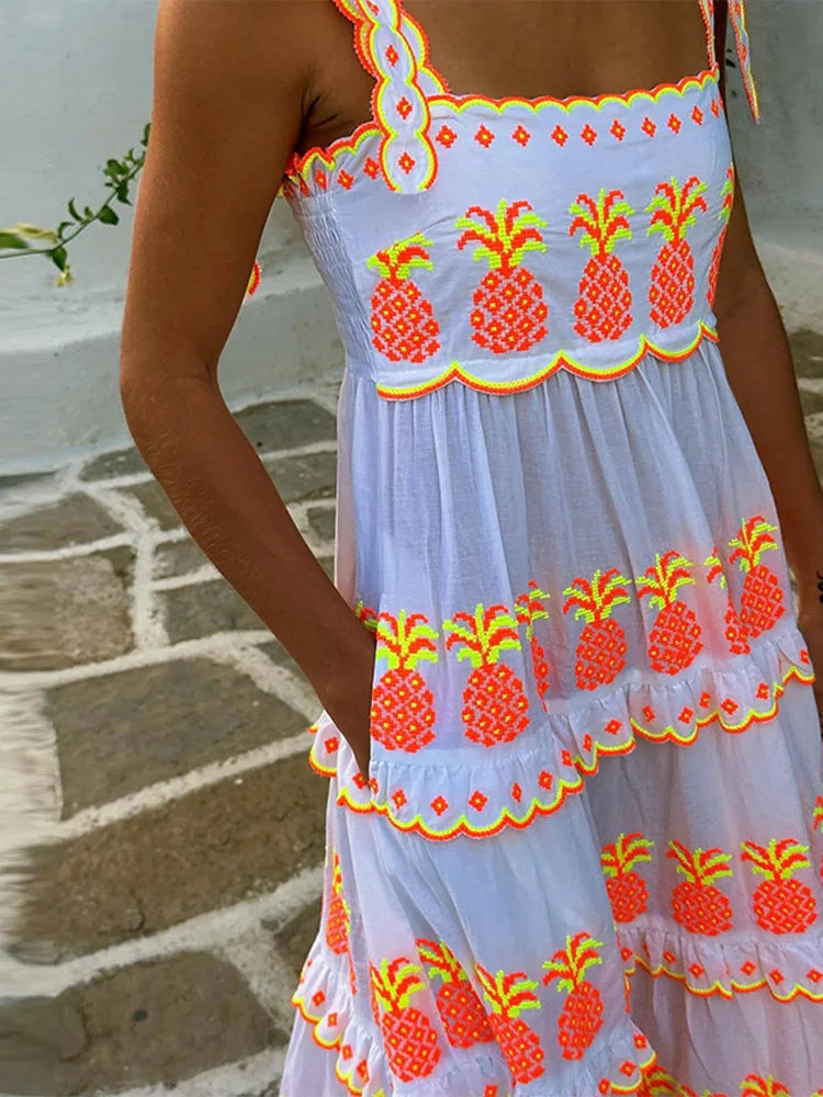 Halter Lace Up Dress