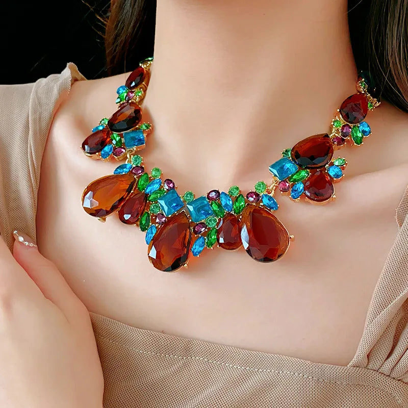 Exquisite Brown Zircon Necklace