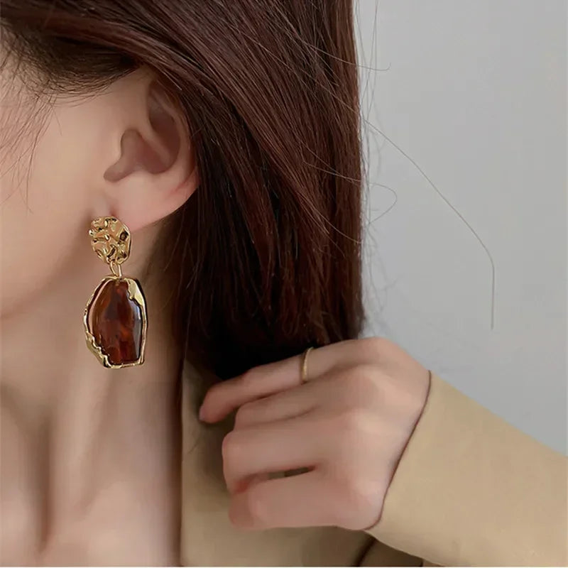 Trendy Geometric Pendant Earrings