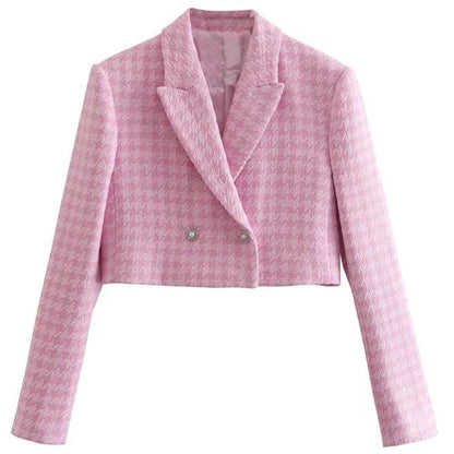 2 Piece Tweed Suit Set