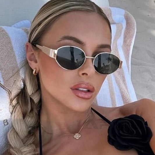 Retro Oval Sunglasses