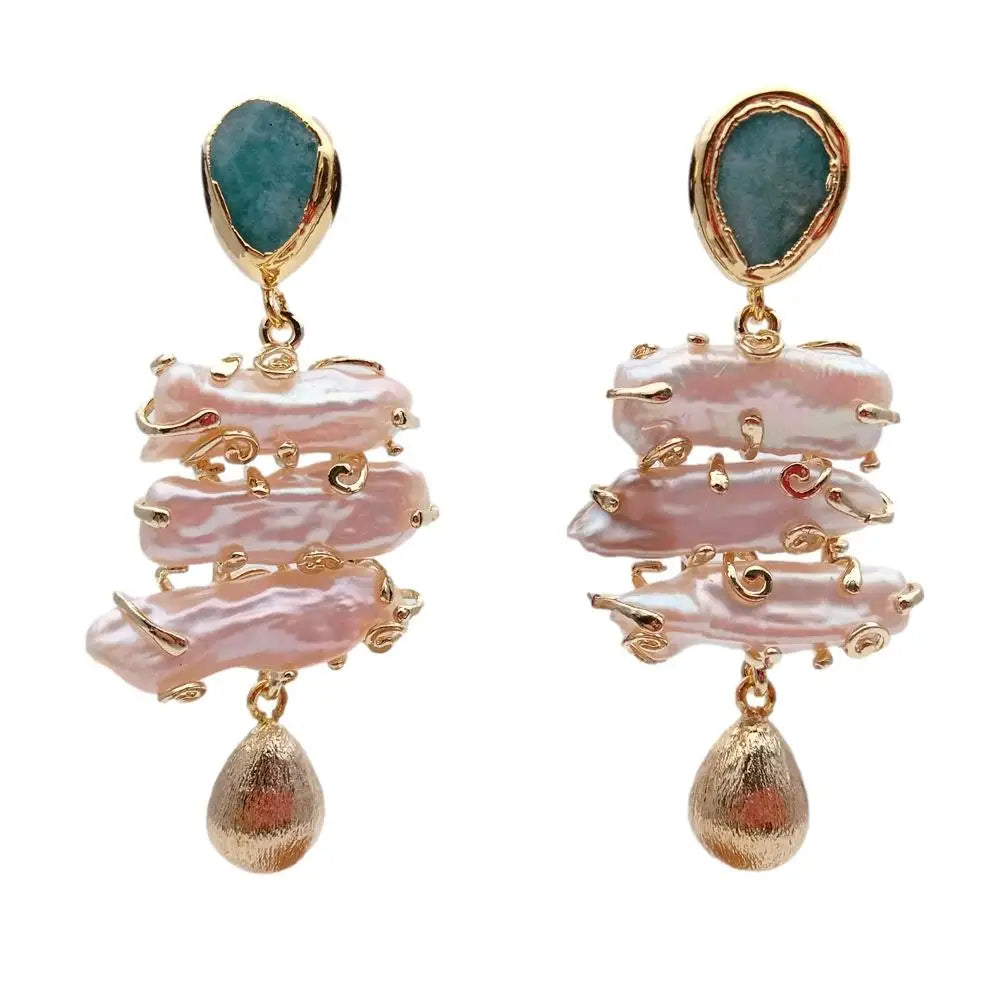 Trendy Freshwater Pearl Earrings