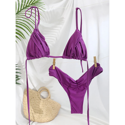 Sexy Folds Micro Bikini