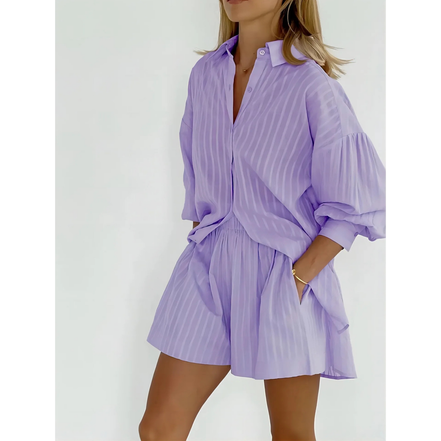 Summer Solid Cotton Set