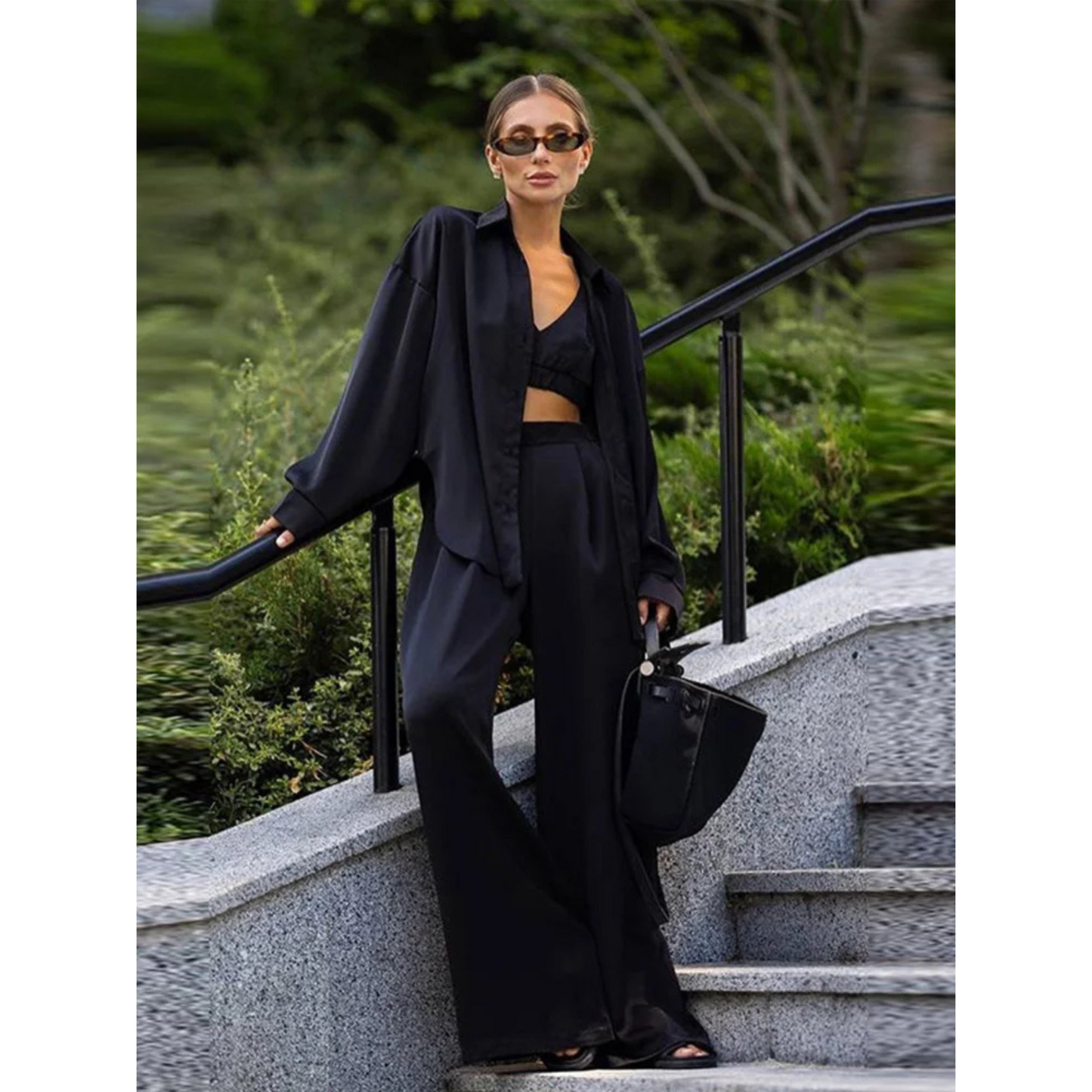 Silk 3-Piece Outfit Set