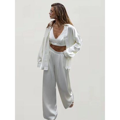 Silk 3-Piece Outfit Set