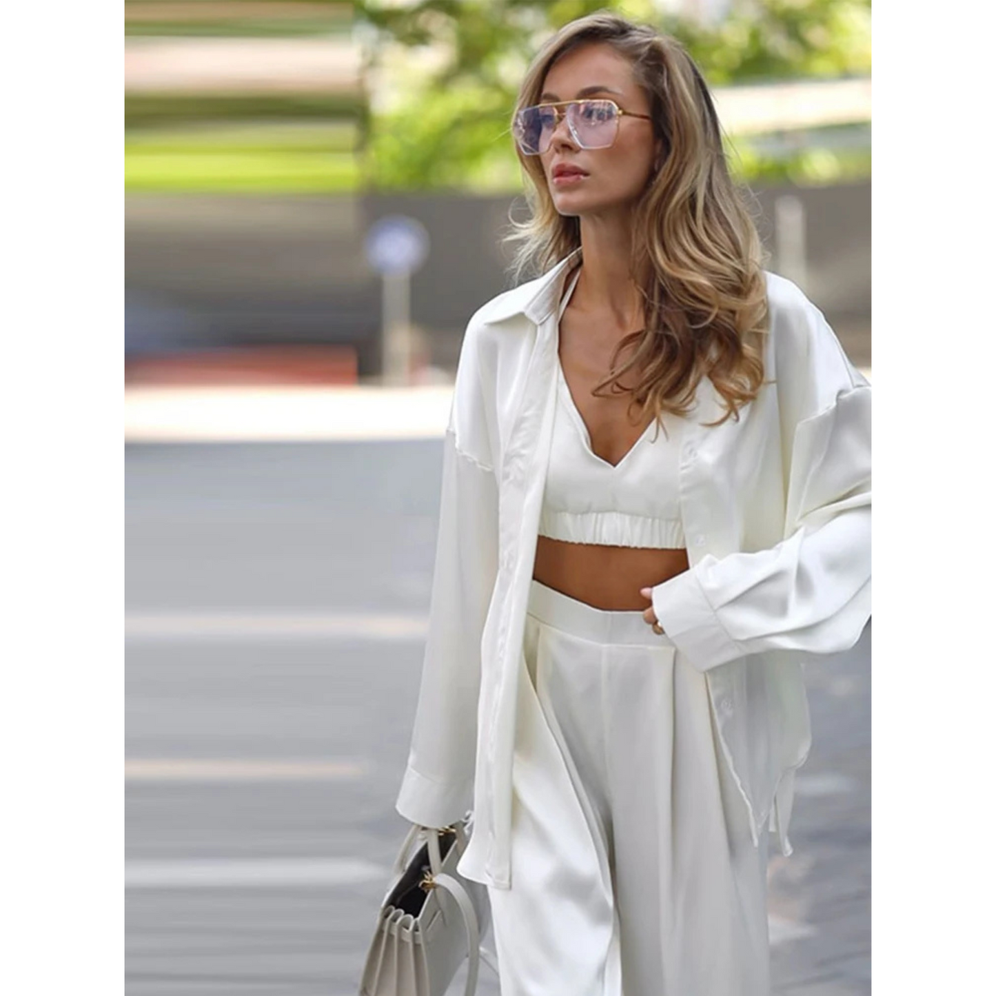 Silk 3-Piece Outfit Set