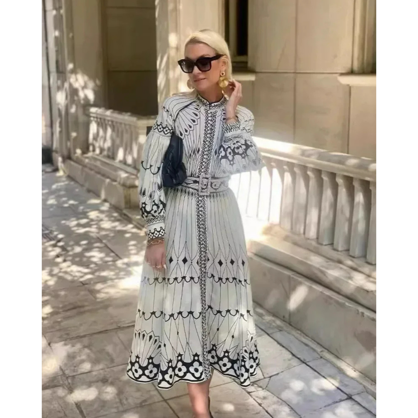 Retro Elegant Boho Dress