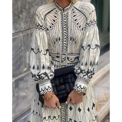 Retro Elegant Boho Dress