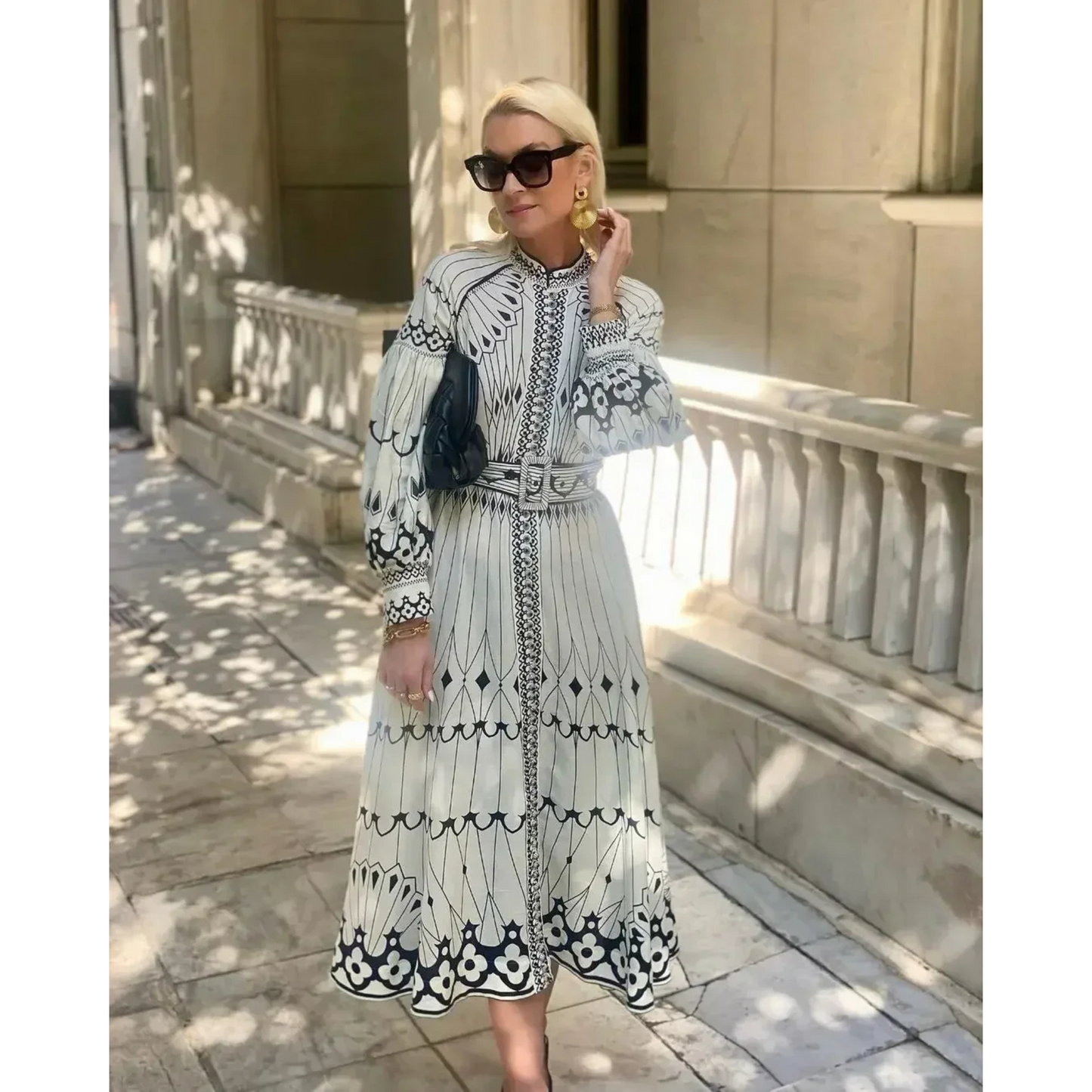 Retro Elegant Boho Dress