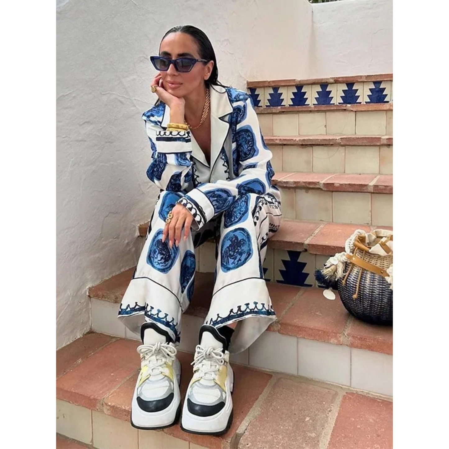 Spring Summer Pants Set