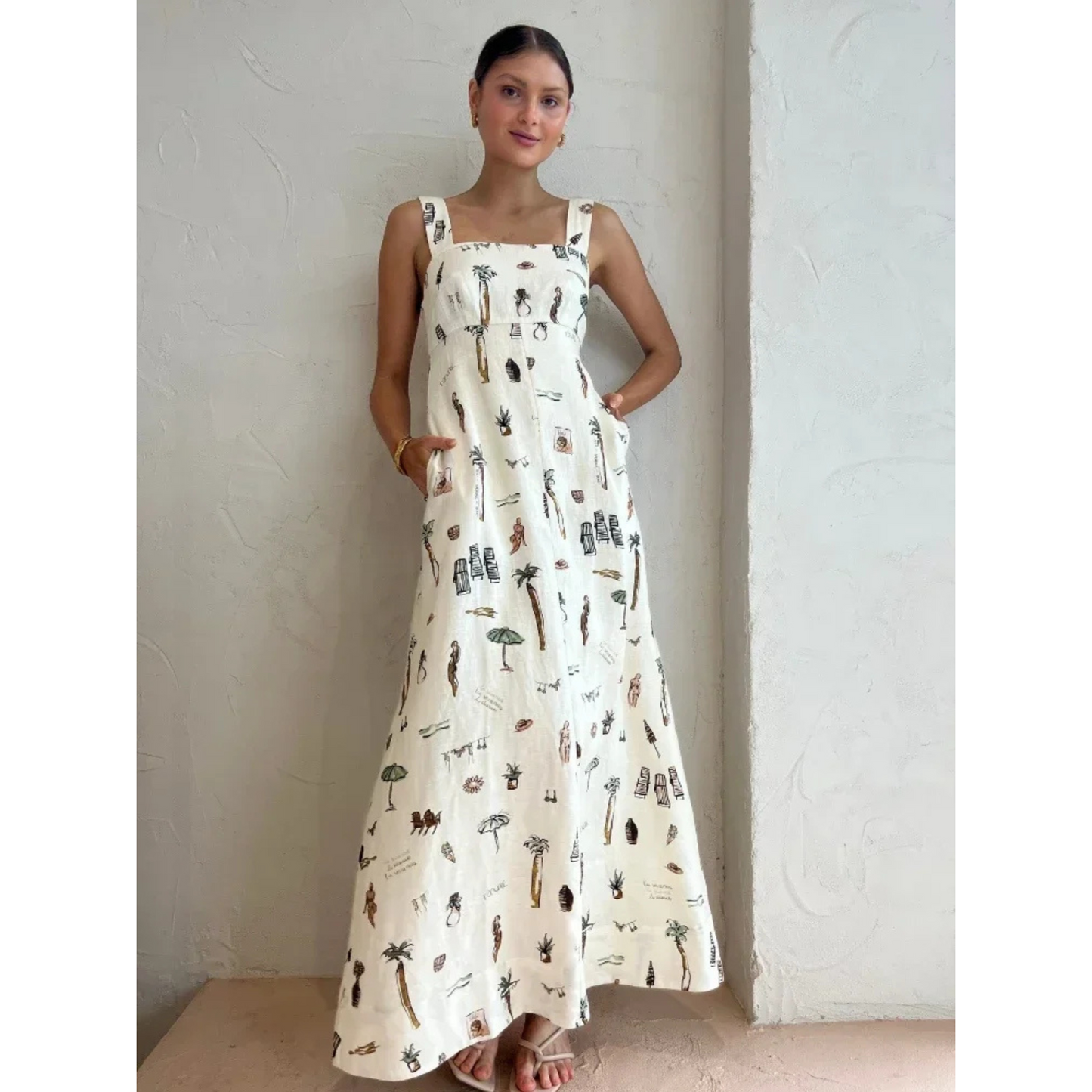 Summer Graffiti Camisole Dress