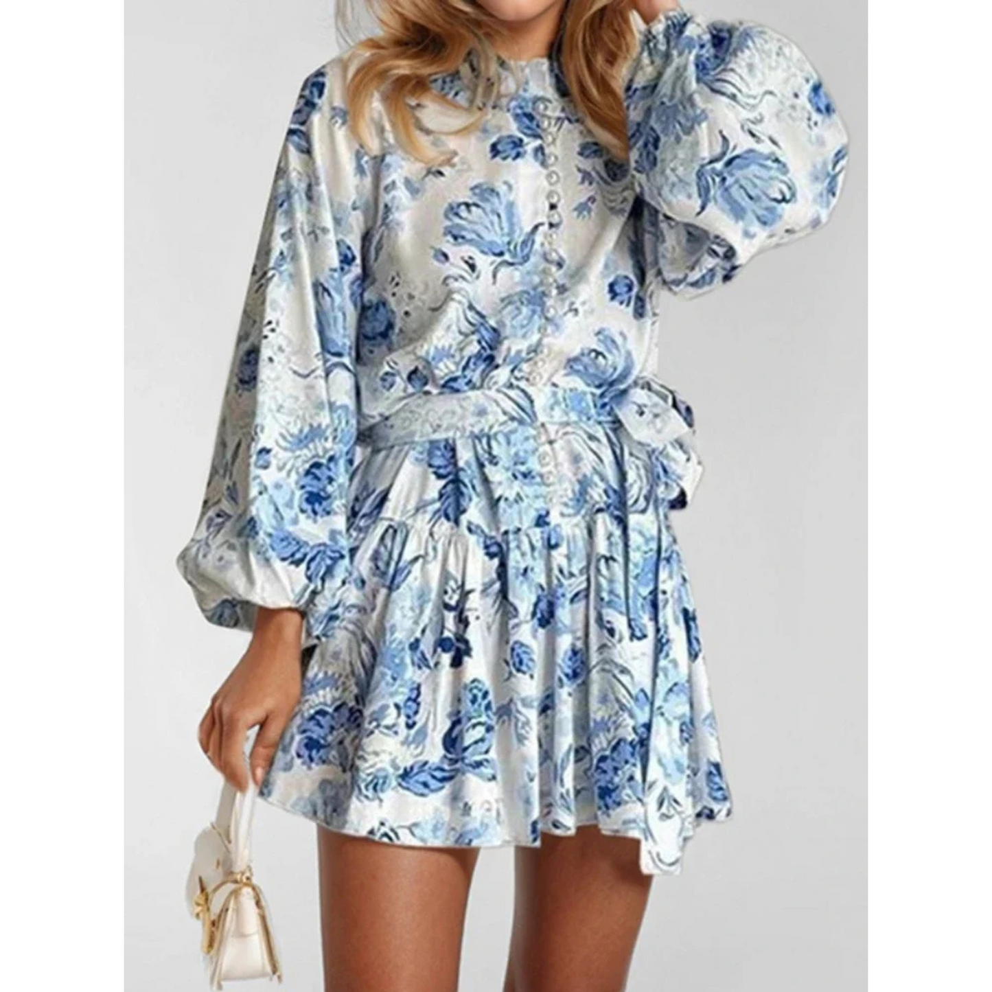 Elegant Summer Print Dress