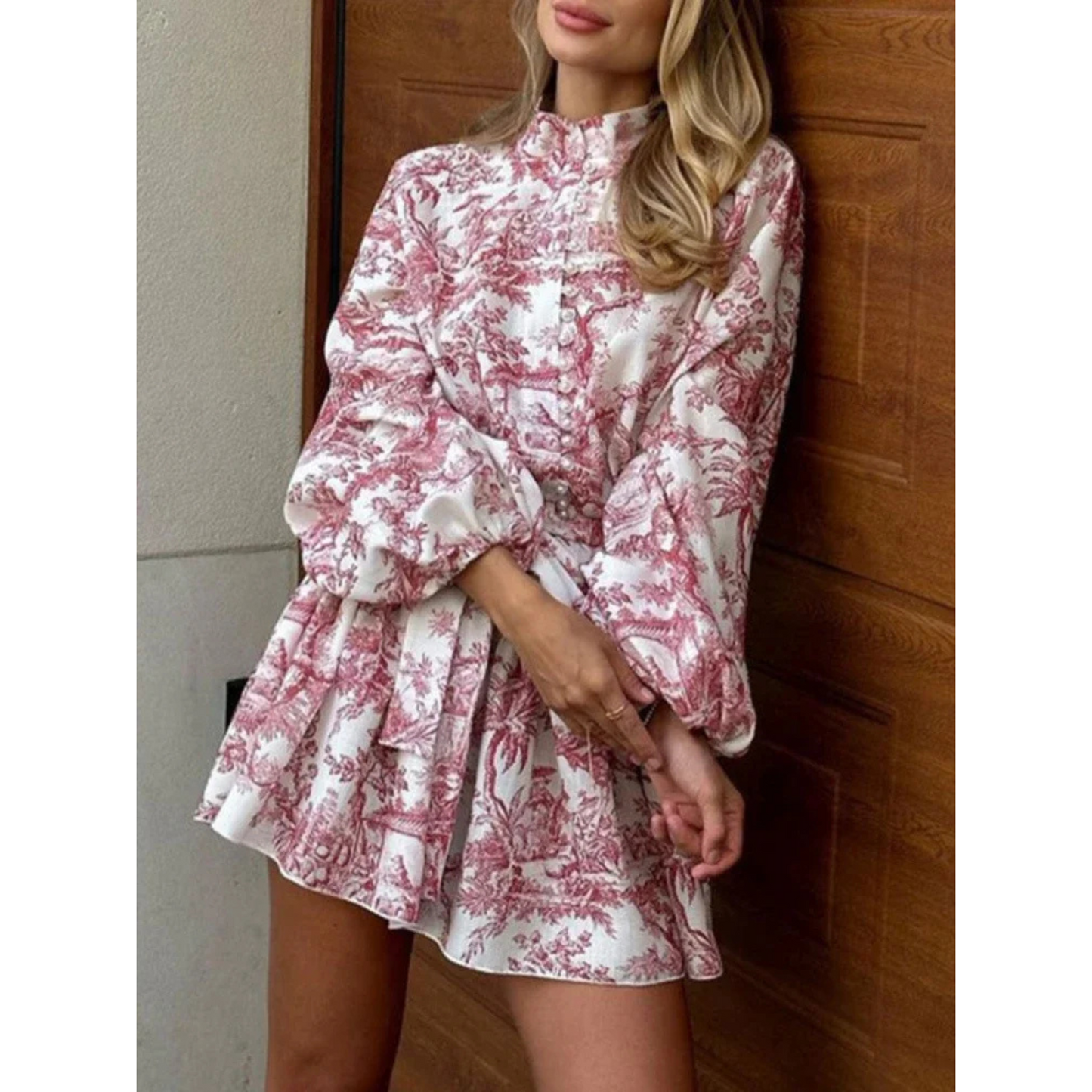 Elegant Summer Print Dress